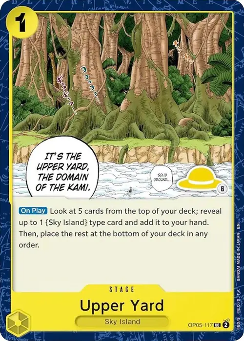 Upper Yard (Luffy Deck) card art