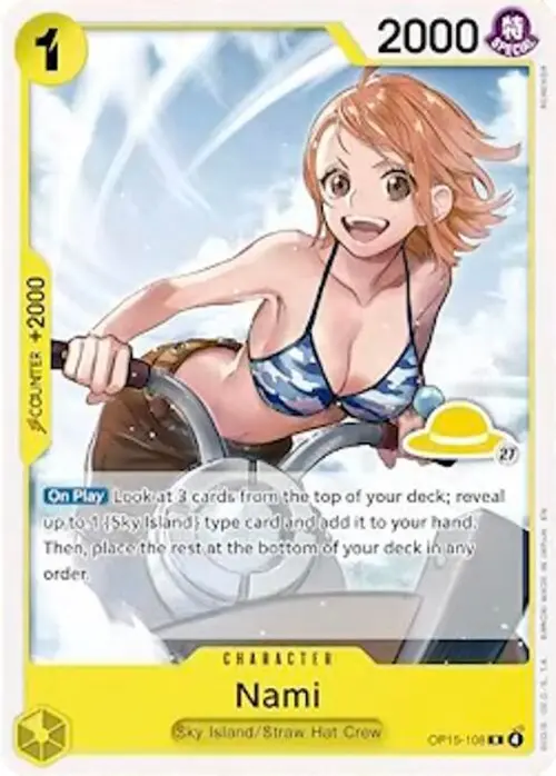 Nami (Luffy Deck) card art