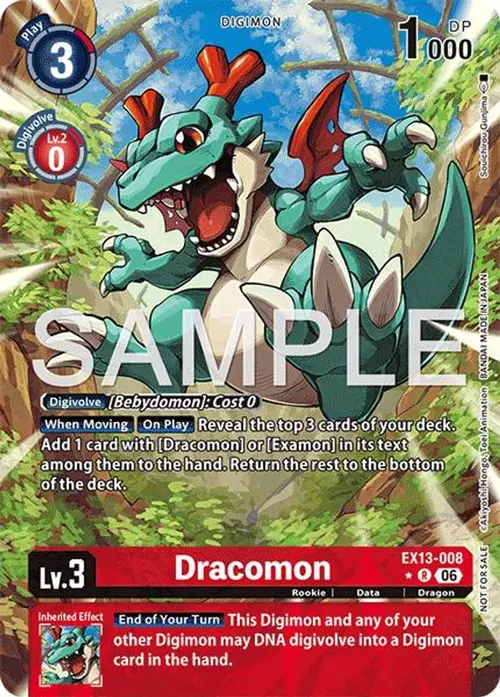 Dracomon (Extended Art) card art