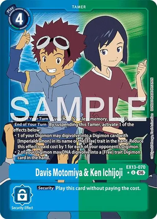 Davis Motomiya & Ken Ichijoji (Limited Foil) card art
