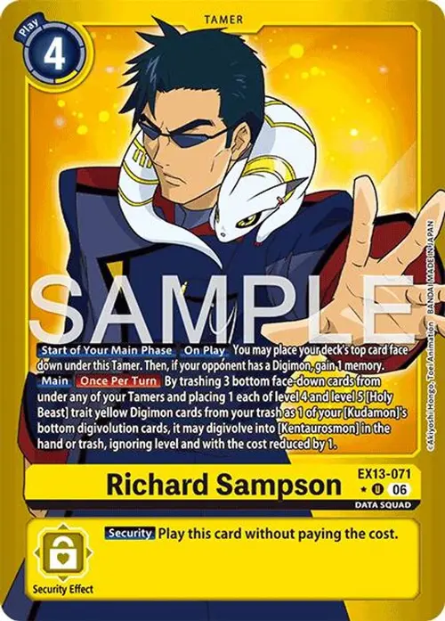 Richard Sampson (Limited Foil) card art