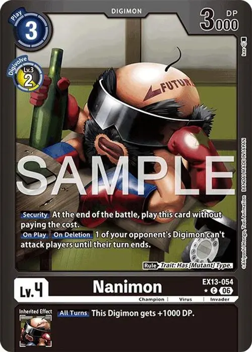Nanimon (Limited Foil) card art