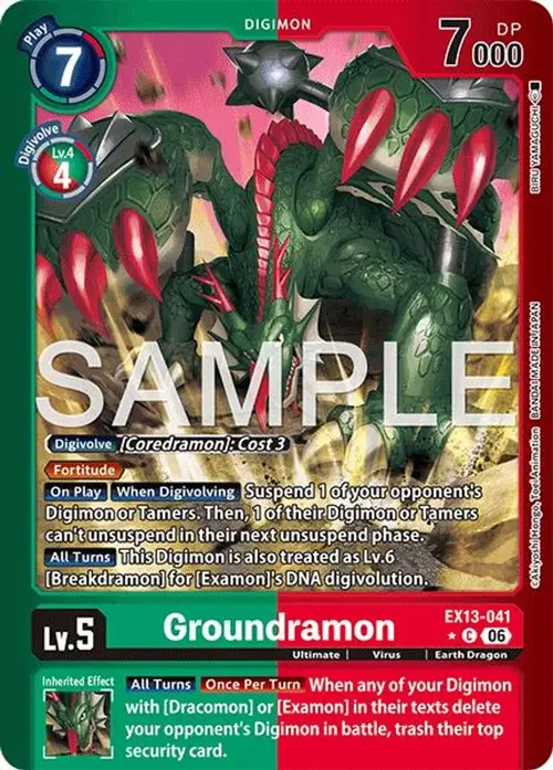 Groundramon (Limited Foil) card art