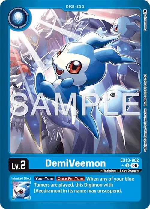 DemiVeemon (Limited Foil) card art