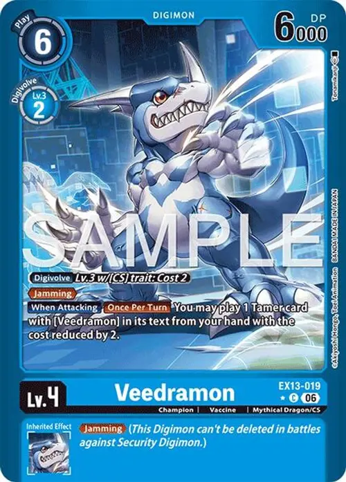 Veedramon (Limited Foil) card art