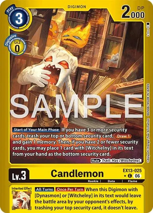 Candlemon (Limited Foil) card art