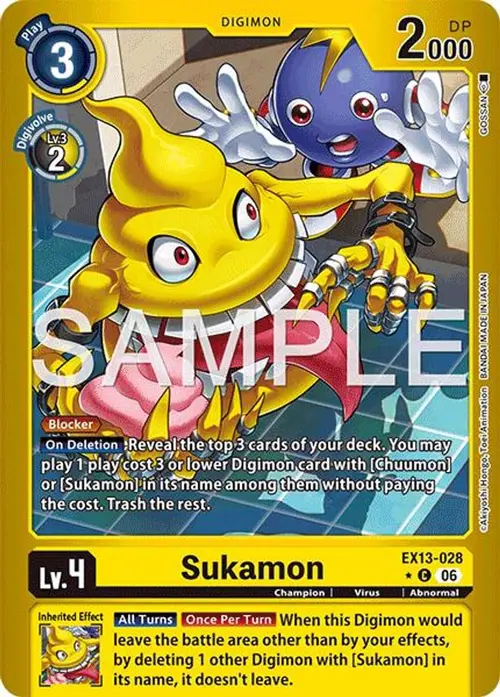 Sukamon (Limited Foil) card art
