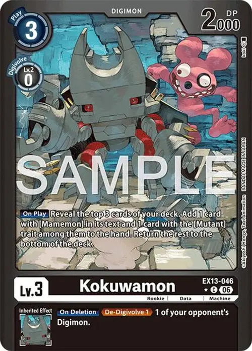 Kokuwamon (Limited Foil) card art