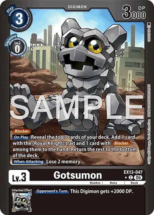 Gotsumon (Limited Foil) card art