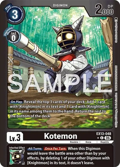 Kotemon (Limited Foil) card art
