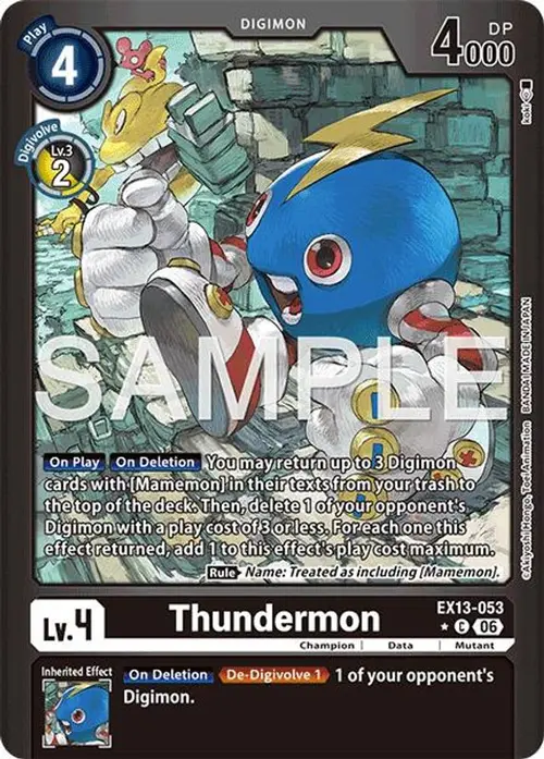 Thundermon (Limited Foil) card art