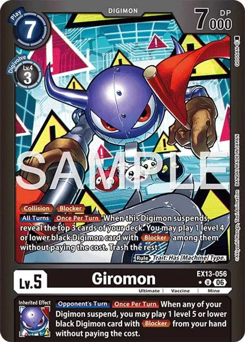 Giromon (Limited Foil) card art