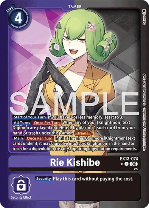 Rie Kishibe (Alternate Art) card art