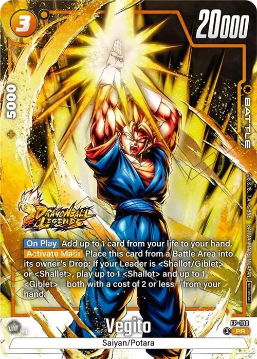 Vegito - FP-100 (Tournament Pack 12) card art