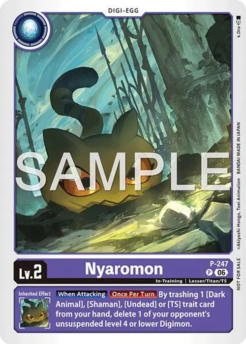Nyaromon (Official Store Tournament 2026 Vol. 4 Participant) card art