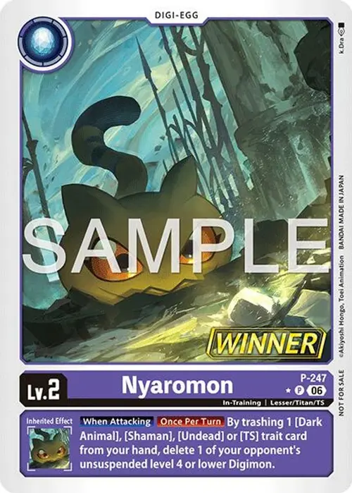 Nyaromon (Official Store Tournament 2026 Vol. 4 Winner) card art