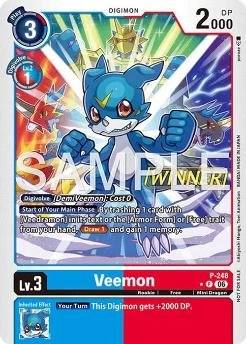 Veemon (Official Store Tournament 2026 Vol. 4 Winner) card art