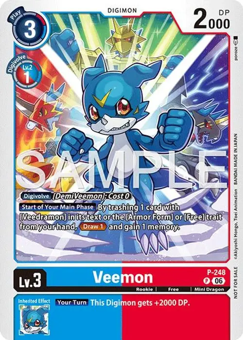 Veemon (Official Store Tournament 2026 Vol. 4 Participant) card art
