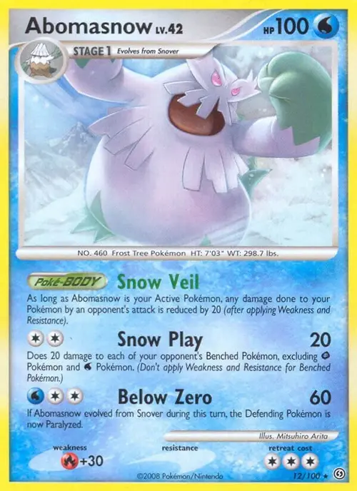 Abomasnow card art