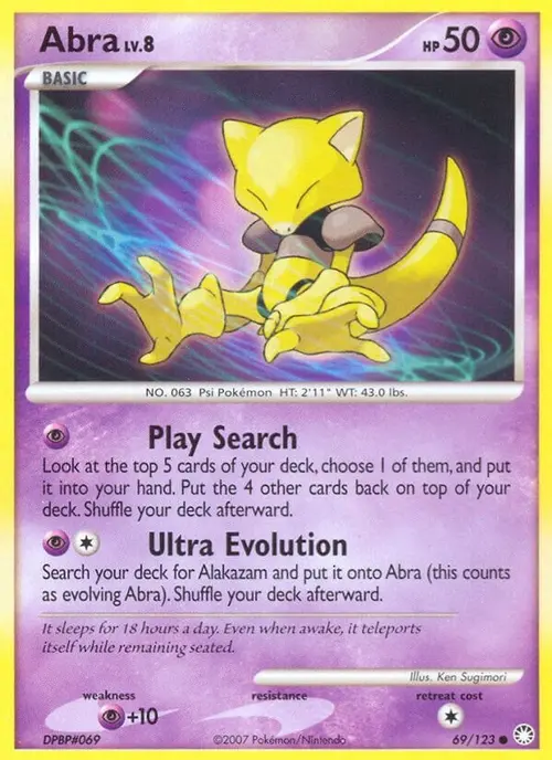 Abra card art