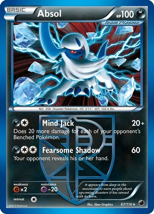 Absol (Team Plasma) card art