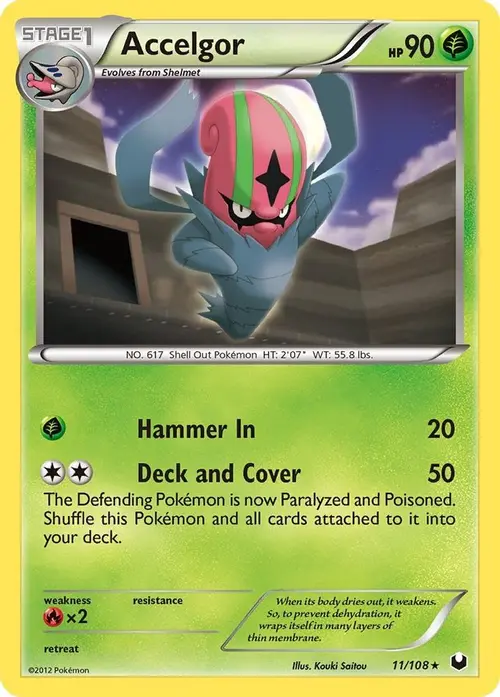 Accelgor card art
