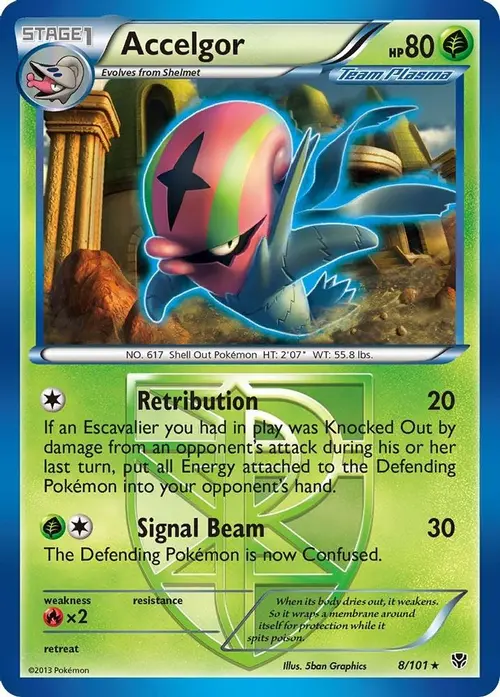 Accelgor (Team Plasma) card art