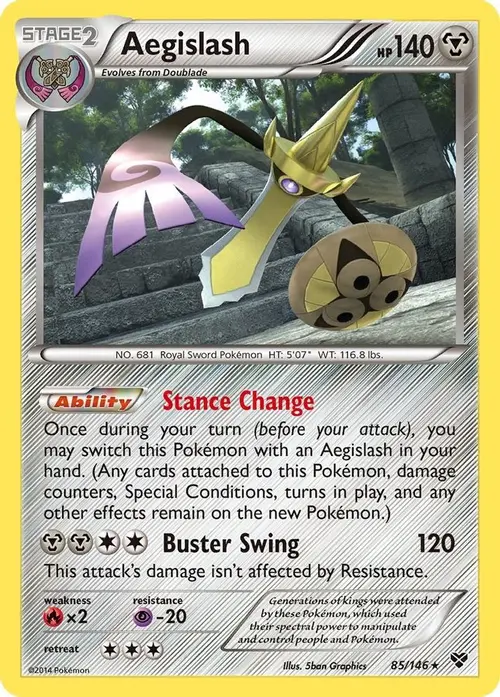 Aegislash (85) card art