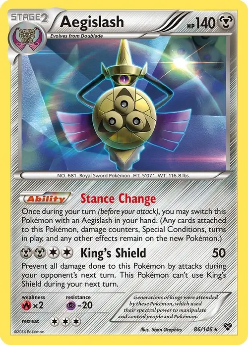 Aegislash (86) card art