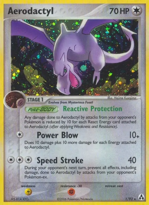 Aerodactyl card art