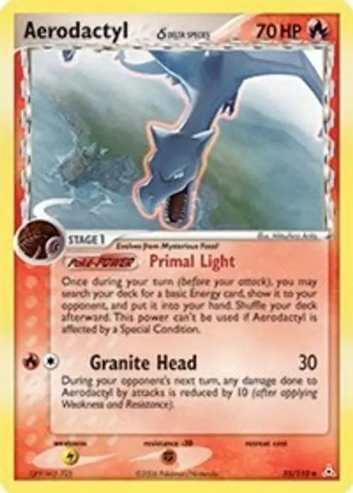 Aerodactyl (Delta Species) card art
