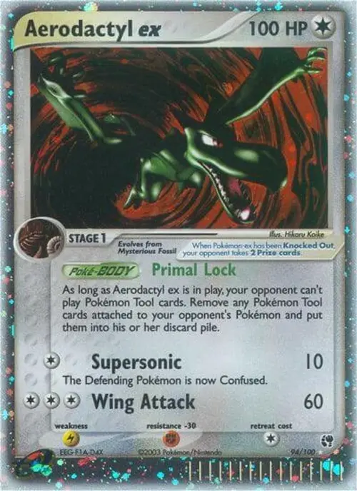 Aerodactyl ex card art