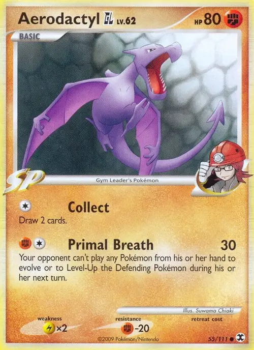 Aerodactyl GL card art