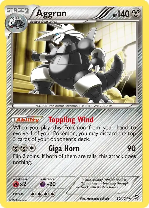 Aggron card art