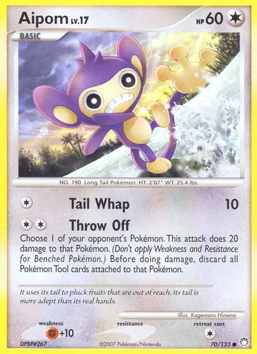 Aipom card art