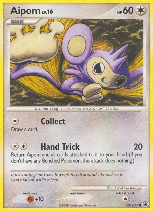 Aipom (50) card art