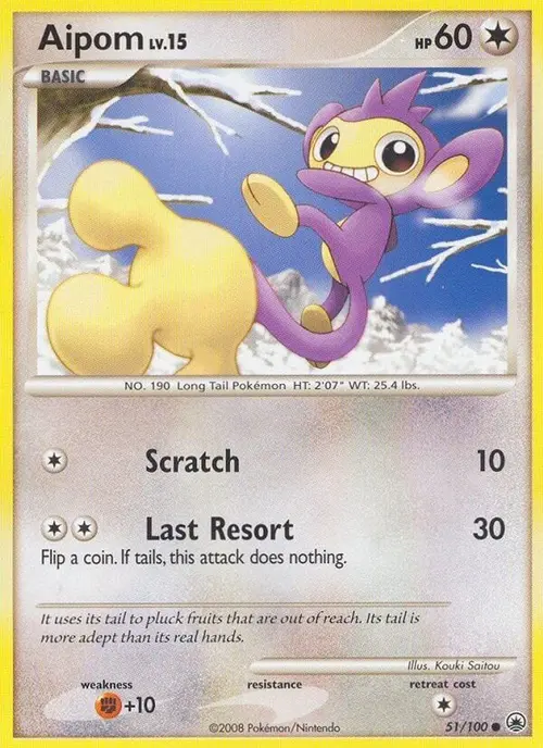 Aipom (51) card art