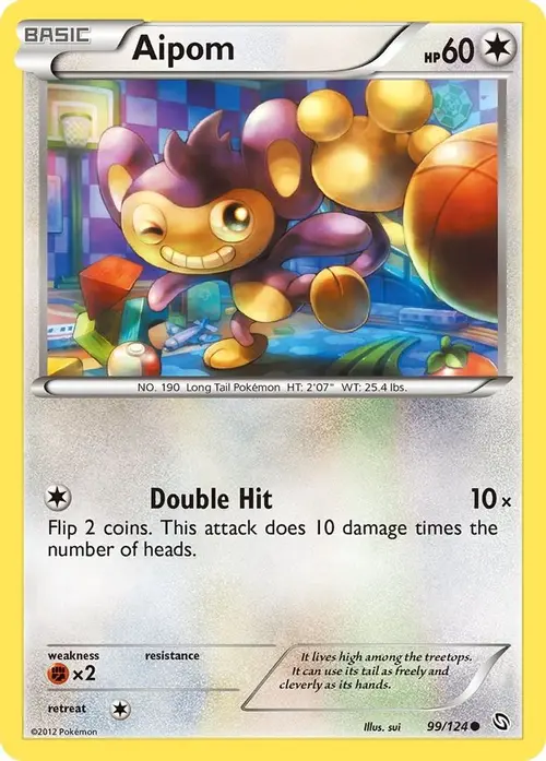 Aipom card art