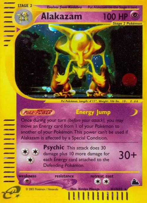 Alakazam (H1) card art