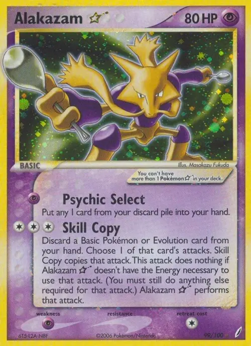 Alakazam Star card art