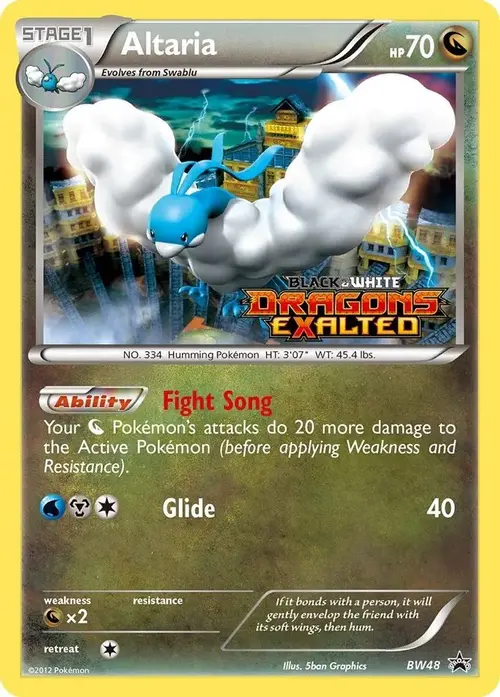 Altaria - BW48 (Prerelease) card art