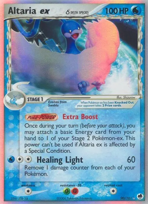 Altaria ex (Delta Species) card art