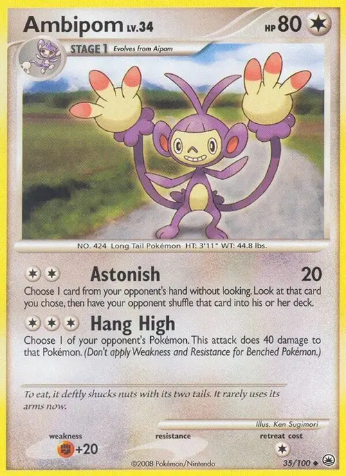 Ambipom card art