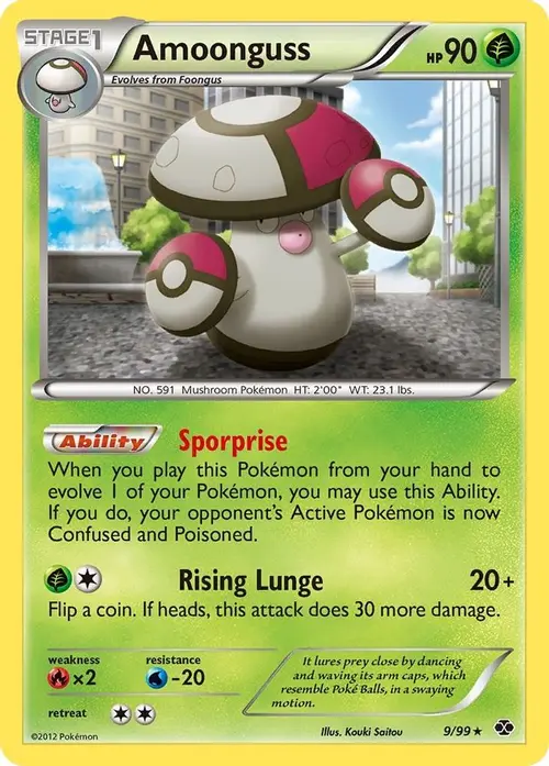 Amoonguss card art