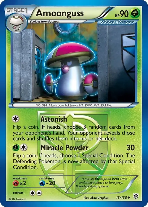 Amoonguss (Team Plasma) card art
