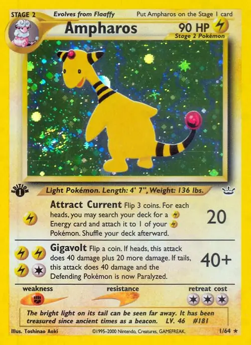 Ampharos card art