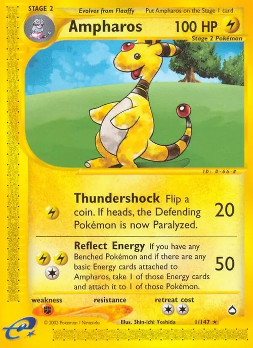 Ampharos card art
