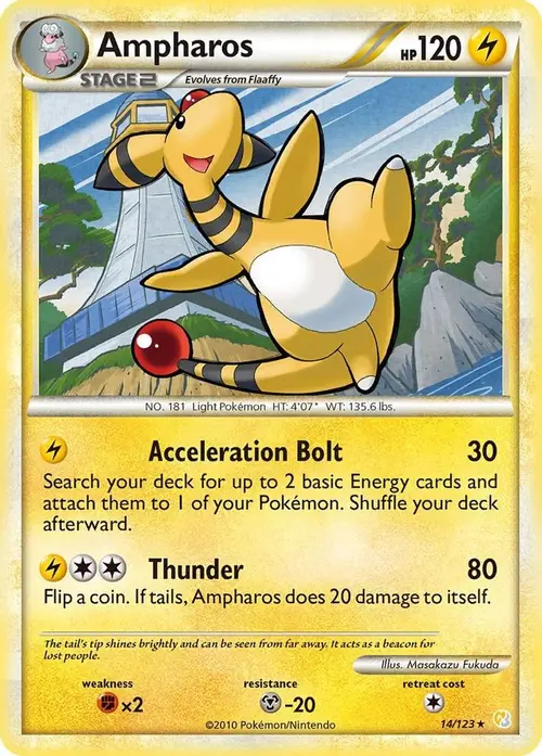 Ampharos card art