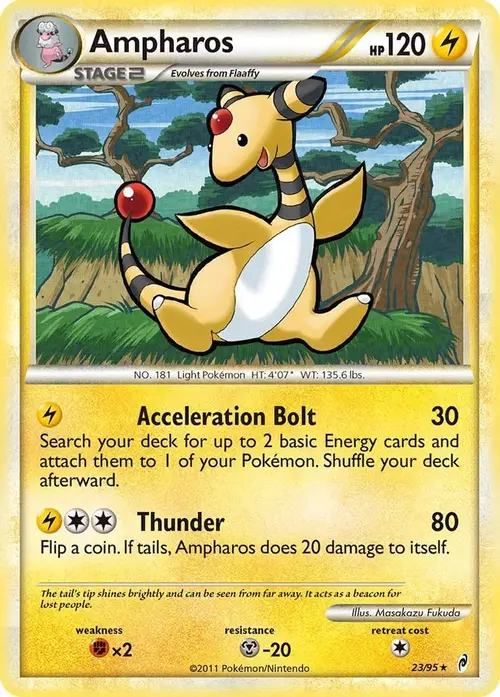 Ampharos card art