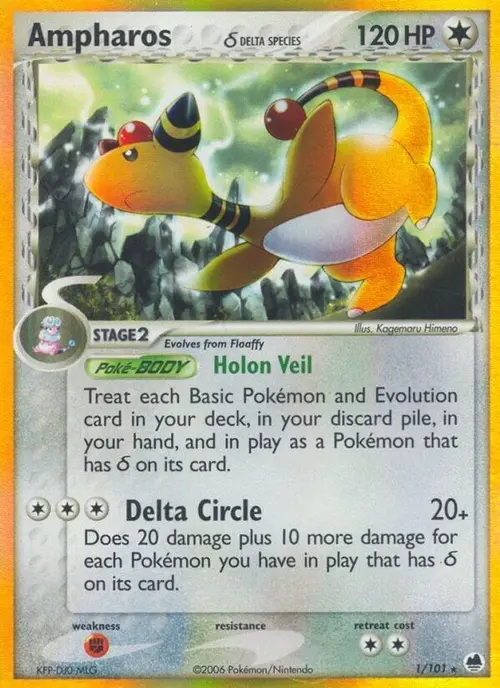 Ampharos (Delta Species) card art